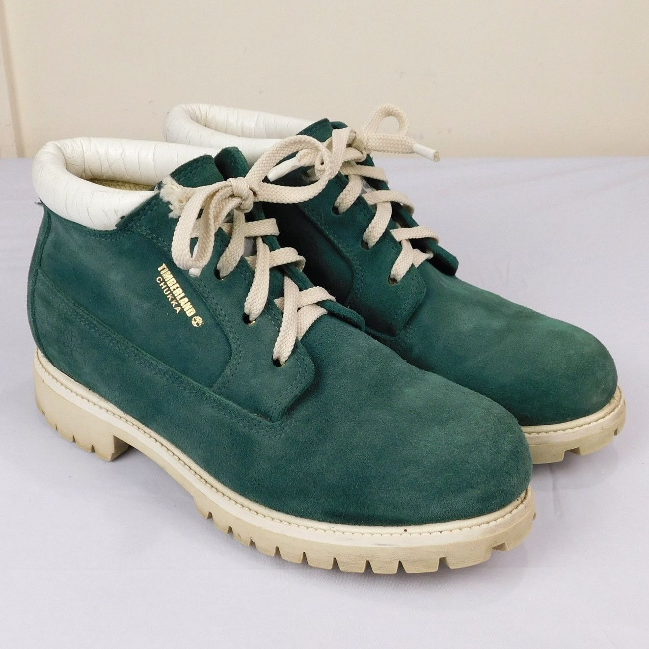 Timberland Timberland Green Suede Chukka Boots Sz 8.5 Vintage Late 90s Size US 8.5 / EU 41-42 - 1 Thumbnail