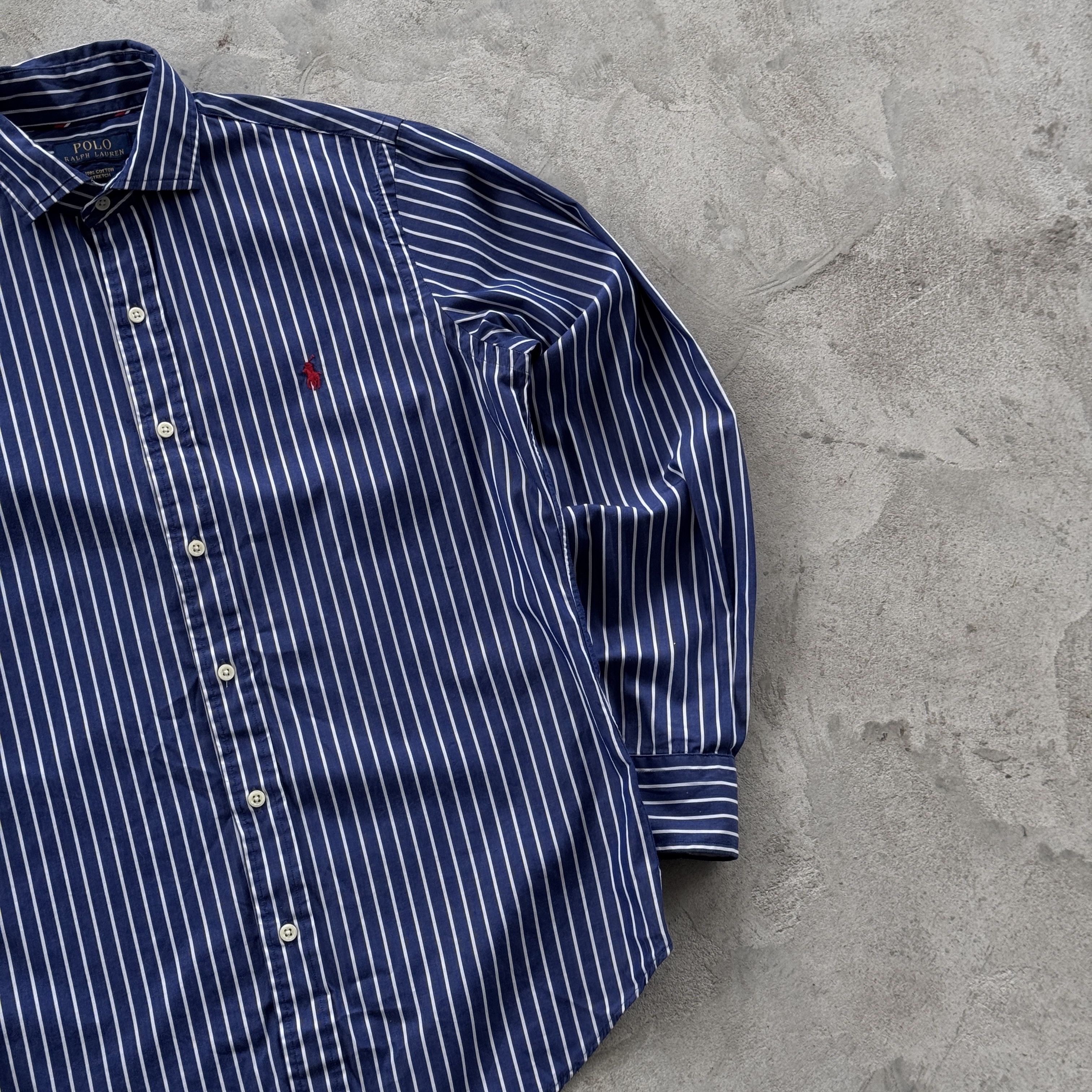 Polo Ralph Lauren Vintage 90s Polo Ralph Lauren Striped Button Ups Shirt Size US S / EU 44-46 / 1 - 2 Thumbnail
