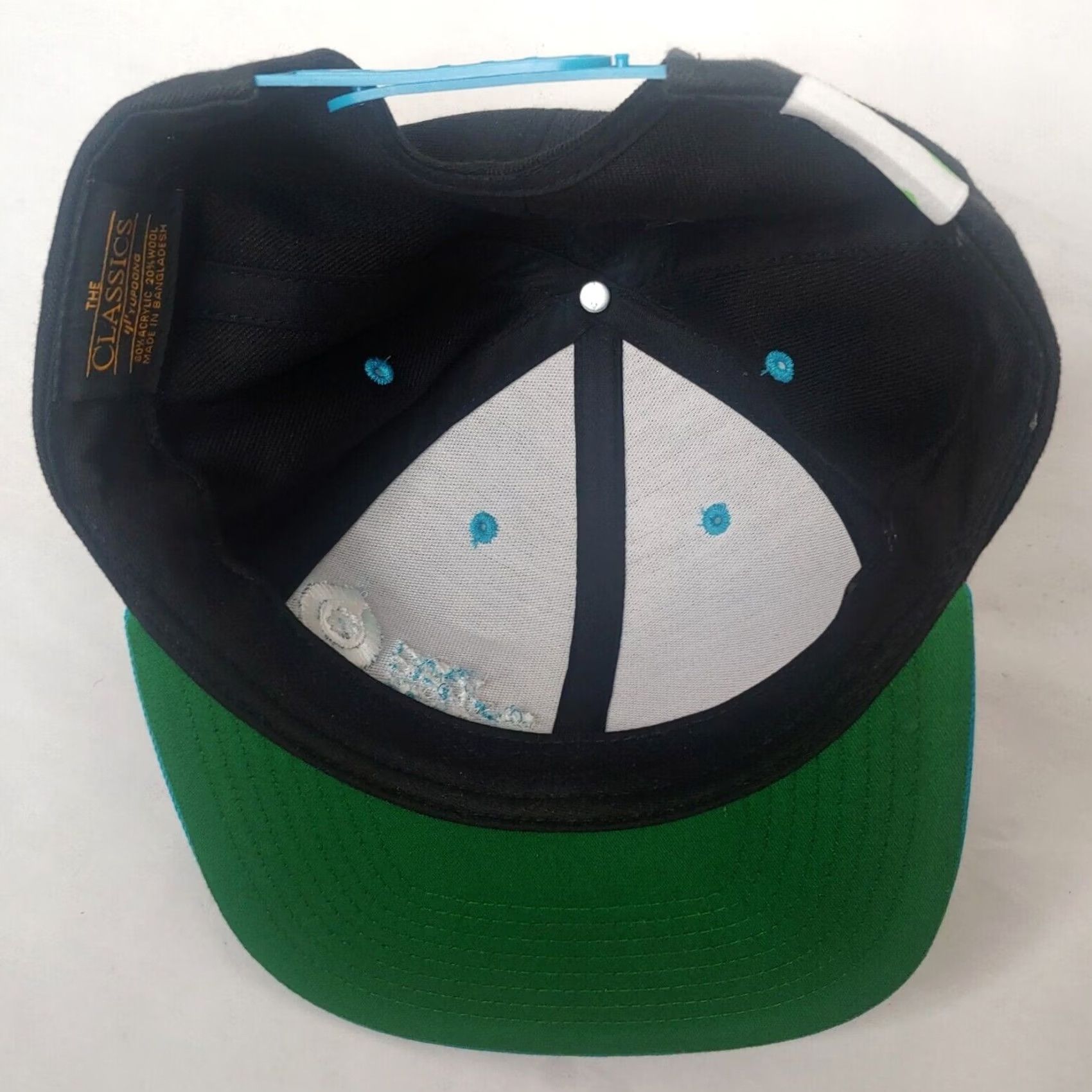 Vintage Yupoong Hat Flat Cap Black Blue Wool/Acrylic Blend Adjustable Embroidered Utah Olympic Park Classic Ski USA Olympics Winter Sports Men One Size Size US M / EU 48-50 / 2 - 7 Thumbnail
