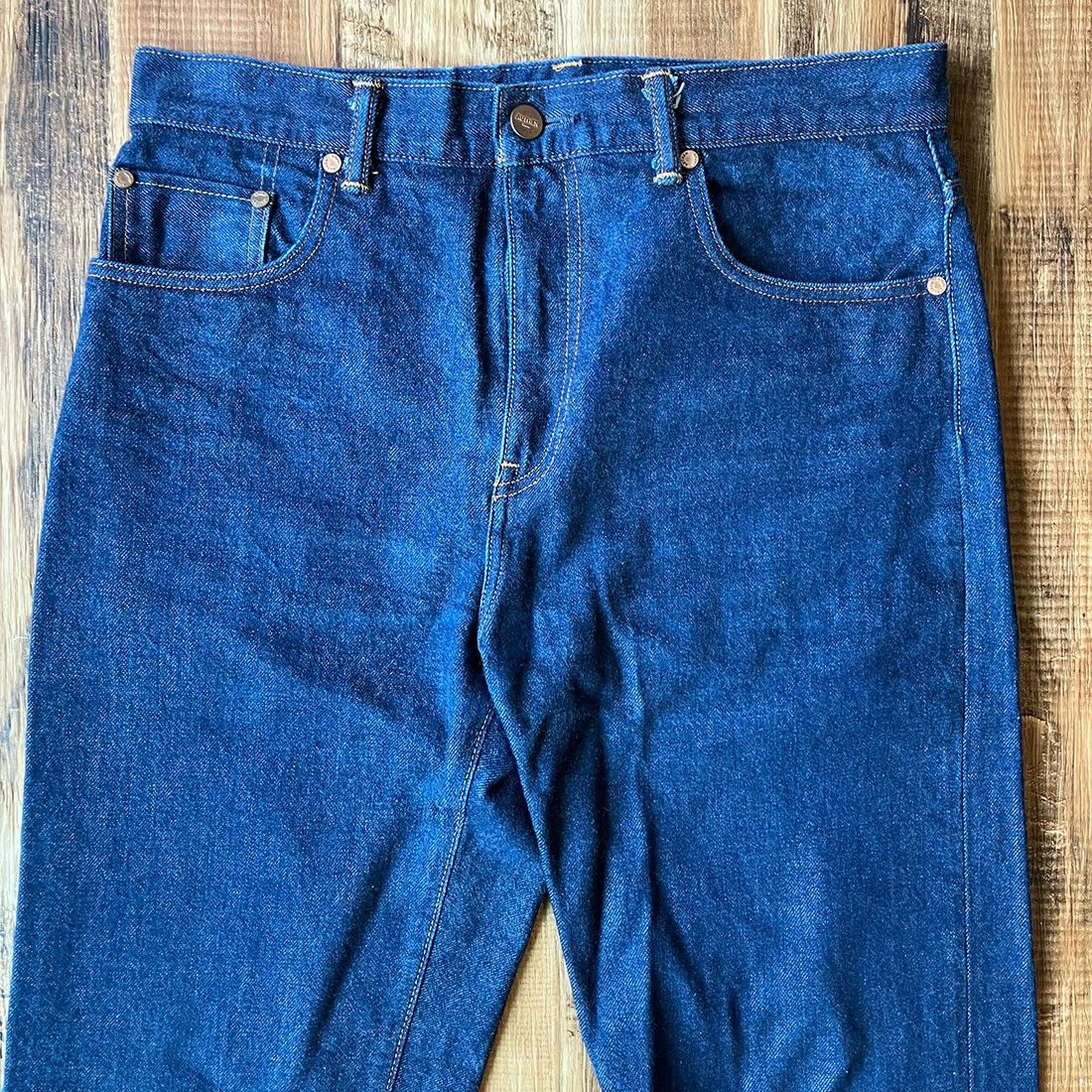 Japanese Brand AUTHEN AUT-001 W32 x L28 Tapered Leg Selvedge Jeans Size US 32 / EU 48 - 4 Thumbnail