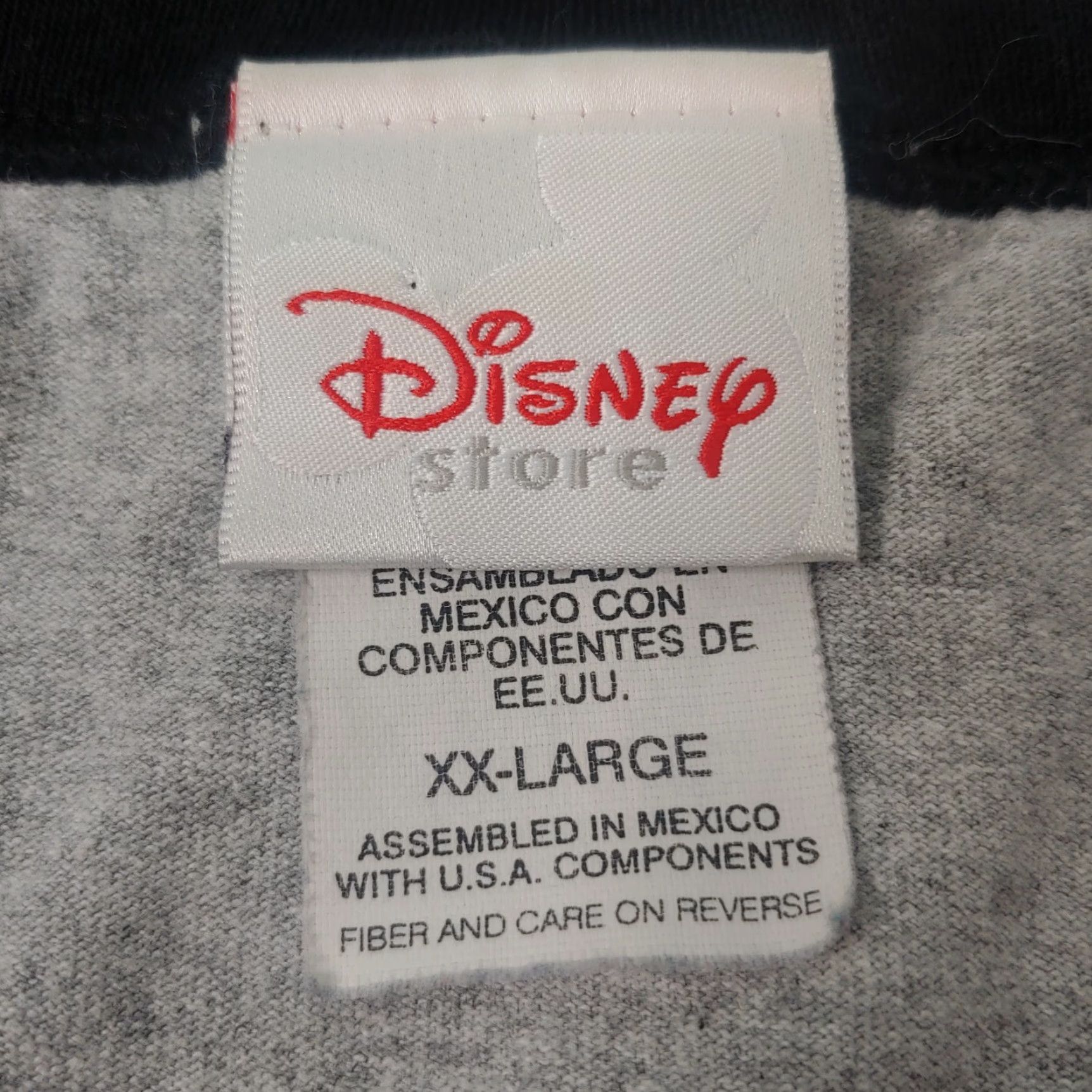 Disney Mickey Mouse Club Member Disney Store Shirt 2XL Gray Ringer T Size US XXL / EU 58 / 5 - 5 Thumbnail