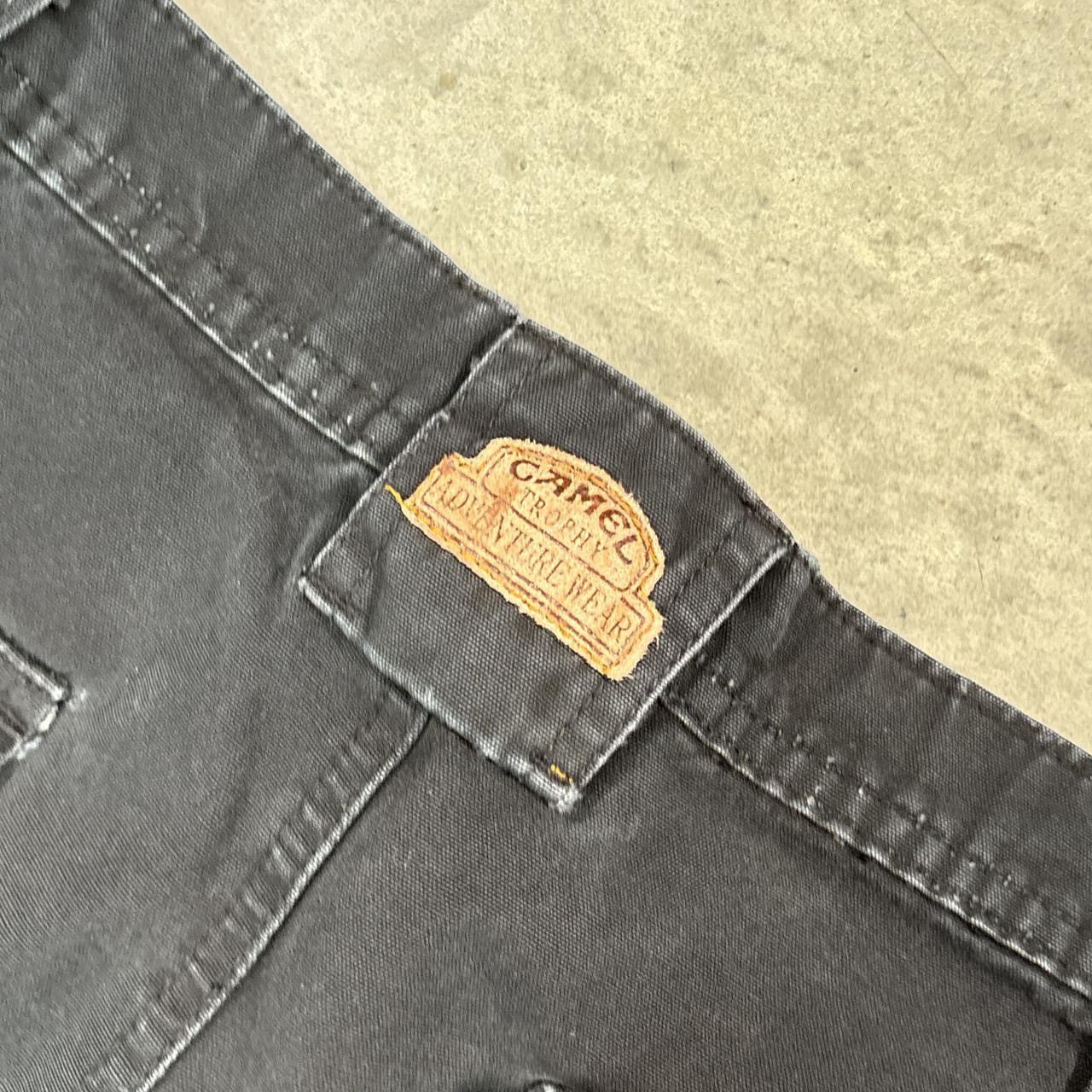Camel Vintage Camel Collection Black Cargo Pants Size US 36 / EU 52 - 4 Thumbnail