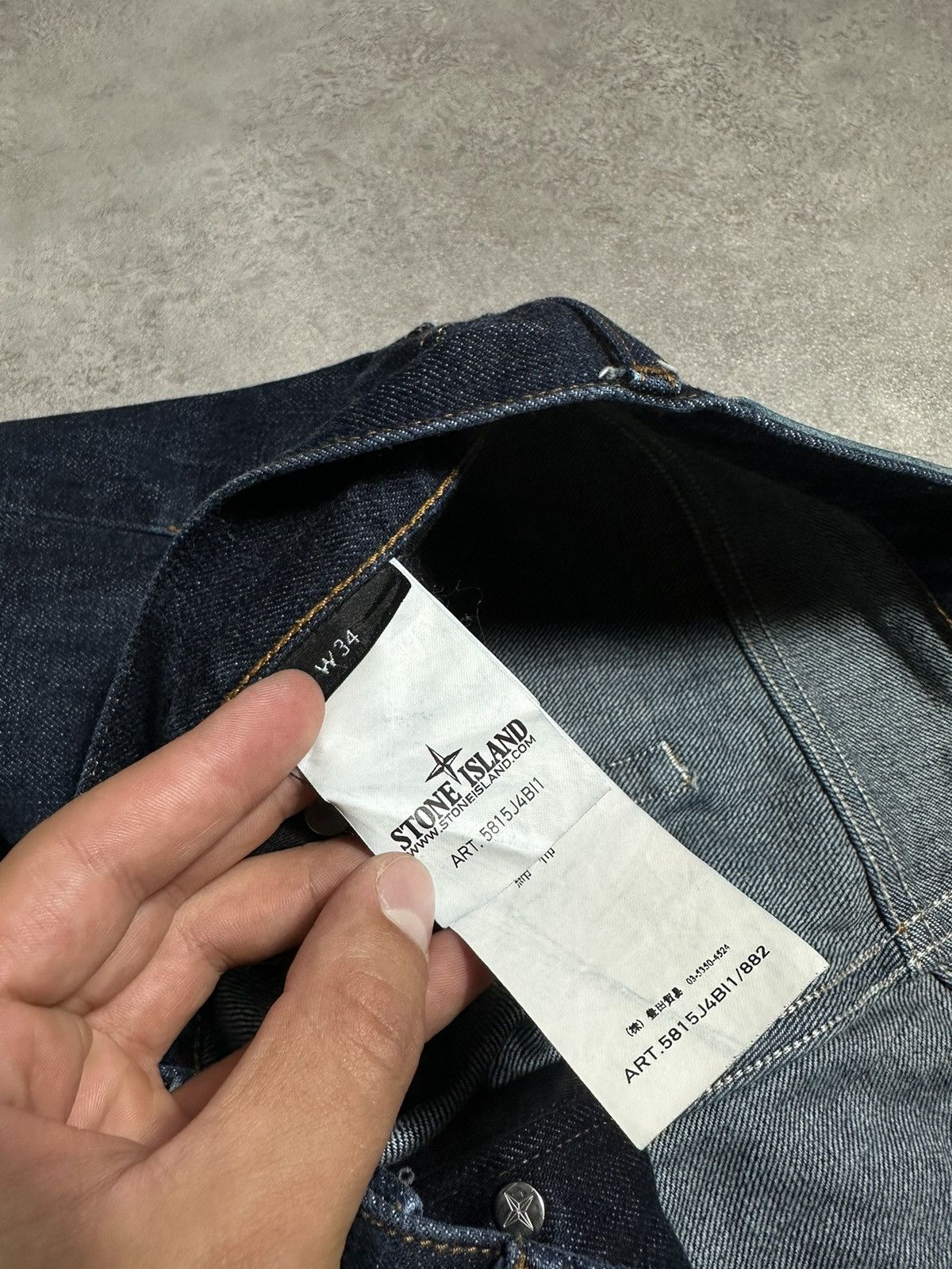 Stone Island Mens Vintage Casual Jeans Stone Island SS2013 Size US 34 / EU 50 - 8 Thumbnail