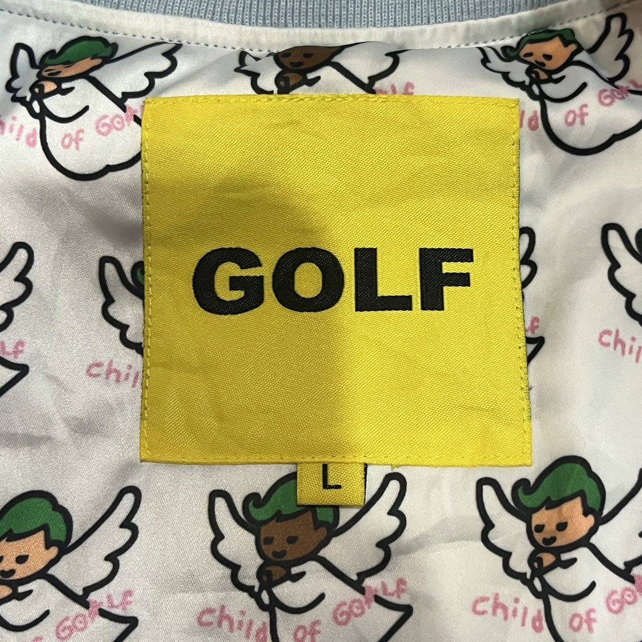 Golf Wang × Golf le Fleur × Tyler The Creator Golf Wang Child of Golf Satin Jacket Size US L / EU 52-54 / 3 - 12 Thumbnail