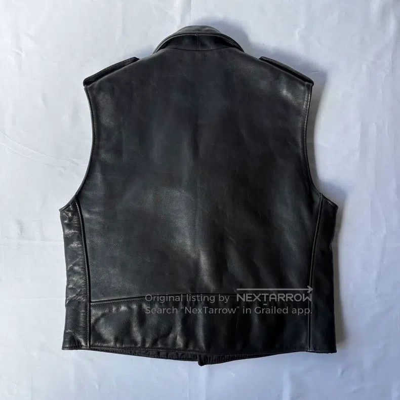 Schott Schott Leather vest Size US L / EU 52-54 / 3 - 4 Thumbnail