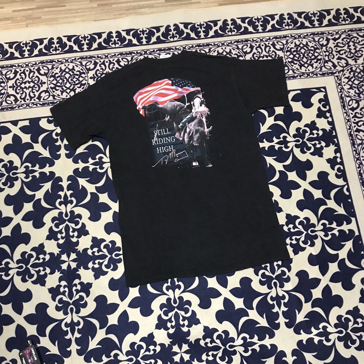 Vintage × Wrangler VINTAGE WRANGLER STILL RIDING HIGH TY MURRAY RARE TEE Size US M / EU 48-50 / 2 - 1 Thumbnail