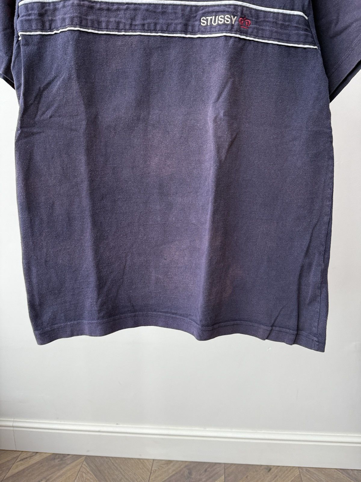 Stussy Vintage Stussy Embroidered Logo T-Shirt made in USA Size US S / EU 44-46 / 1 - 10 Thumbnail