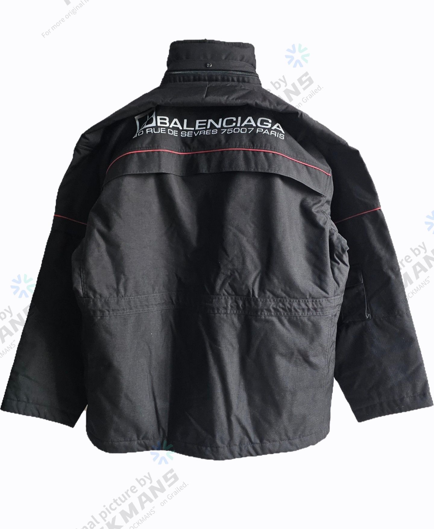 Balenciaga Balenciaga Technical Parka Coat Black High Collar Size 46 Size US M / EU 48-50 / 2 - 3 Thumbnail