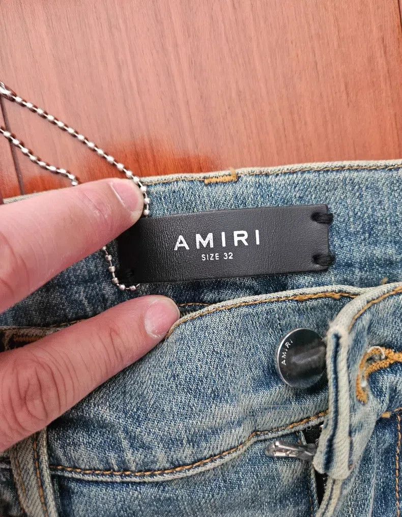 Amiri Amiri Size 32 Classic embroidered badge stitching jeans Size US 32 / EU 48 - 4 Thumbnail