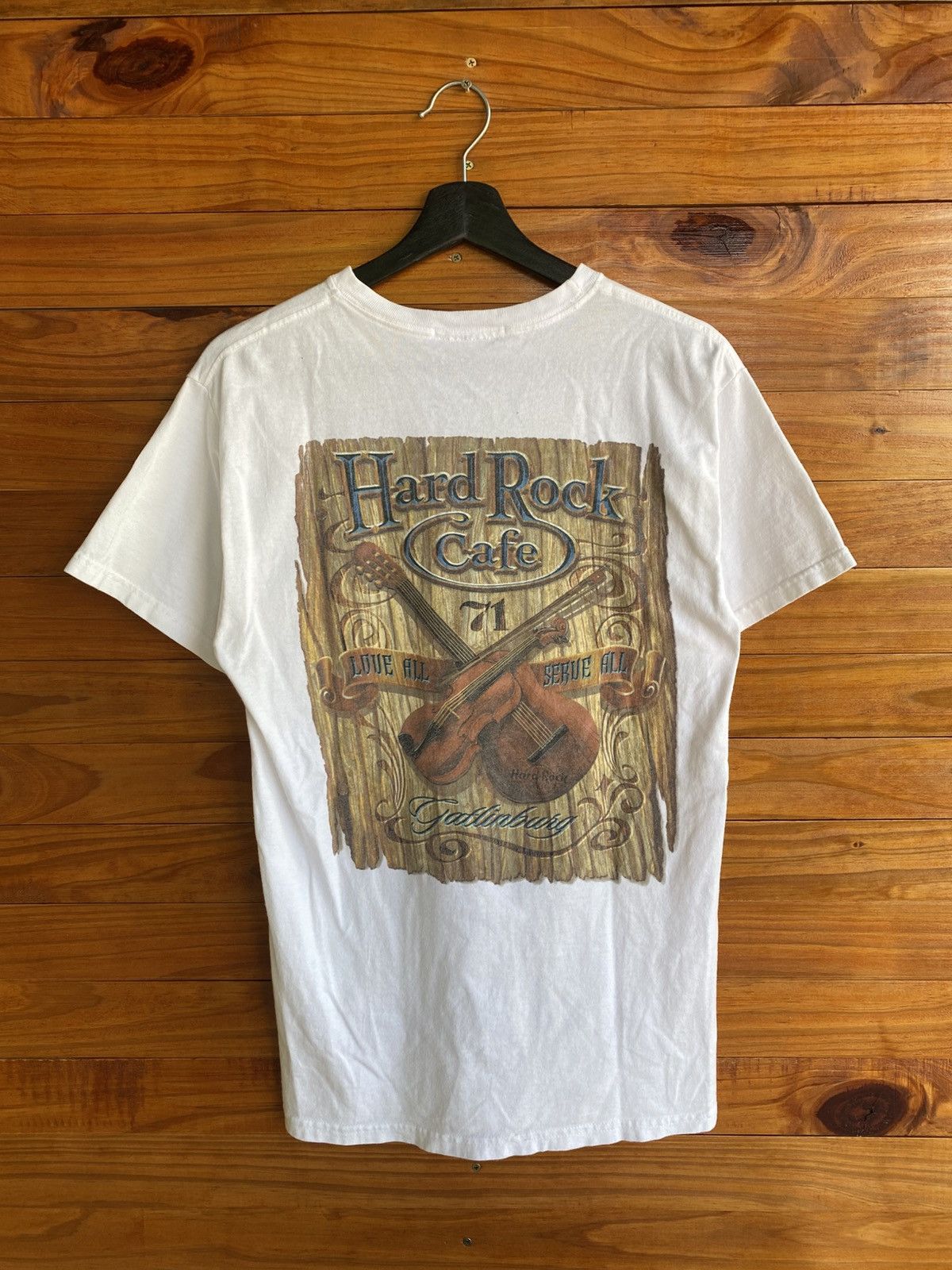 Hard Rock Cafe Vintage Hard Rock Cafe Gatlinburg White T-Shirt Collectible Size US S / EU 44-46 / 1 - 3 Thumbnail