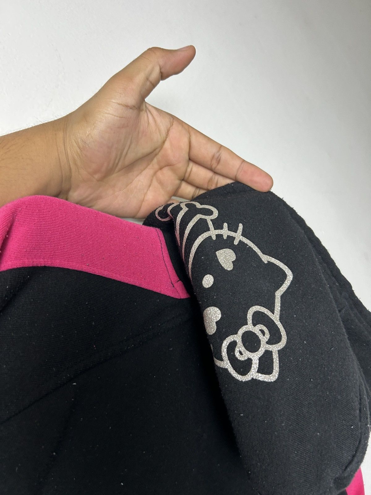 If Six Was Nine Vintage 00’s Hello kitty hoodie skull punk y2k japanese Size US L / EU 52-54 / 3 - 12 Thumbnail