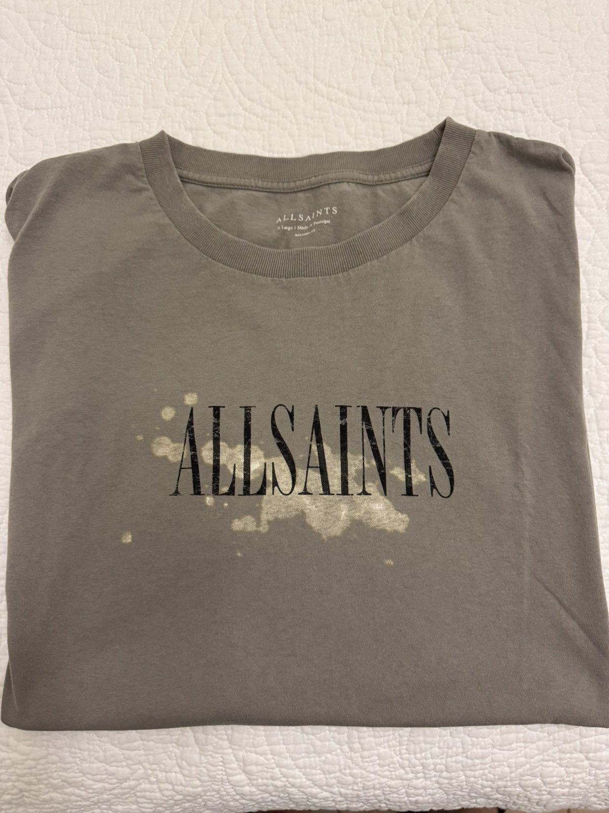 Allsaints All saints bleach tee Size US XL / EU 56 / 4 - 1 Thumbnail