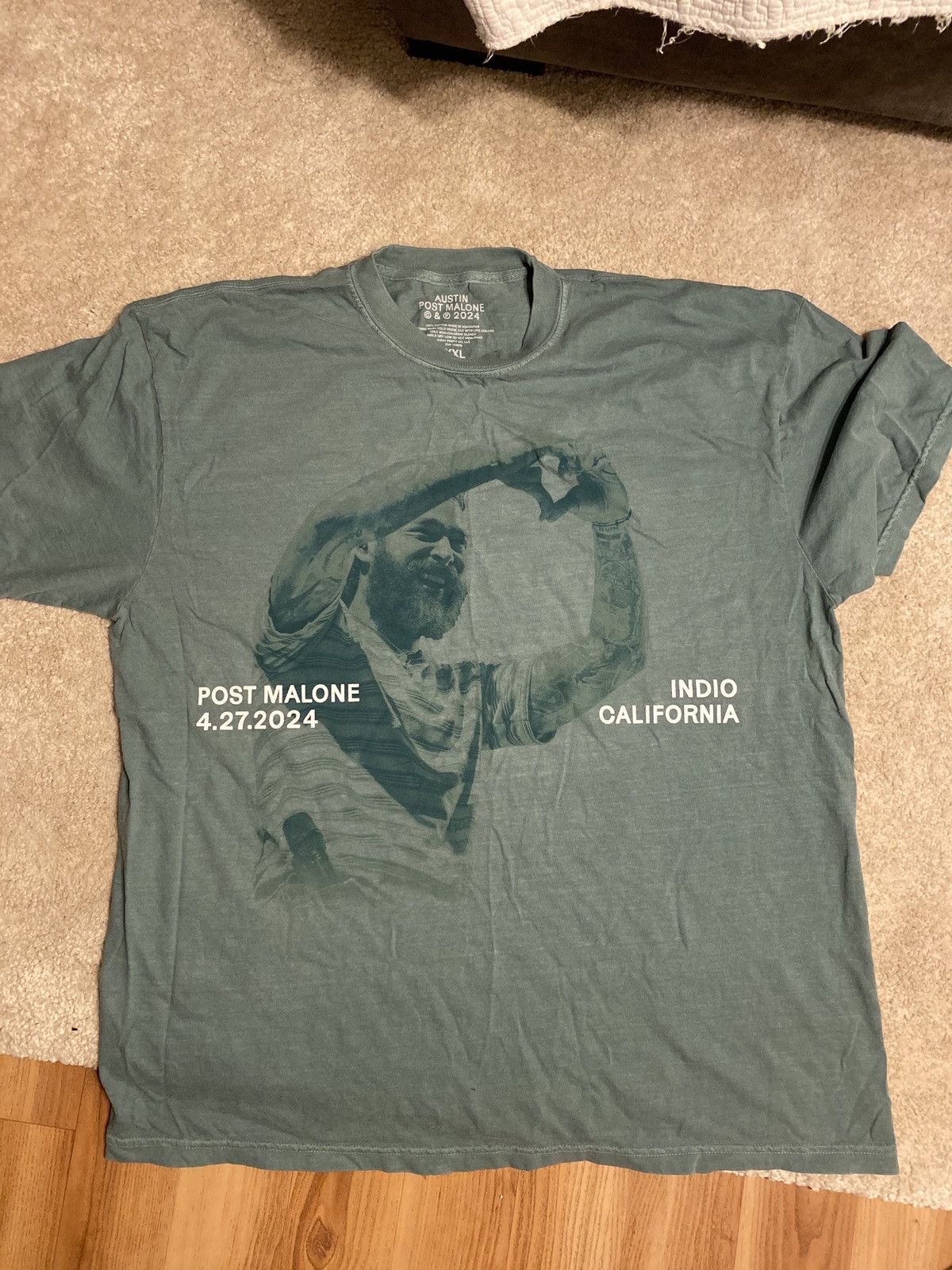 Rap Tees Post Malone Tour Tee Size US XXL / EU 58 / 5 - 1 Thumbnail