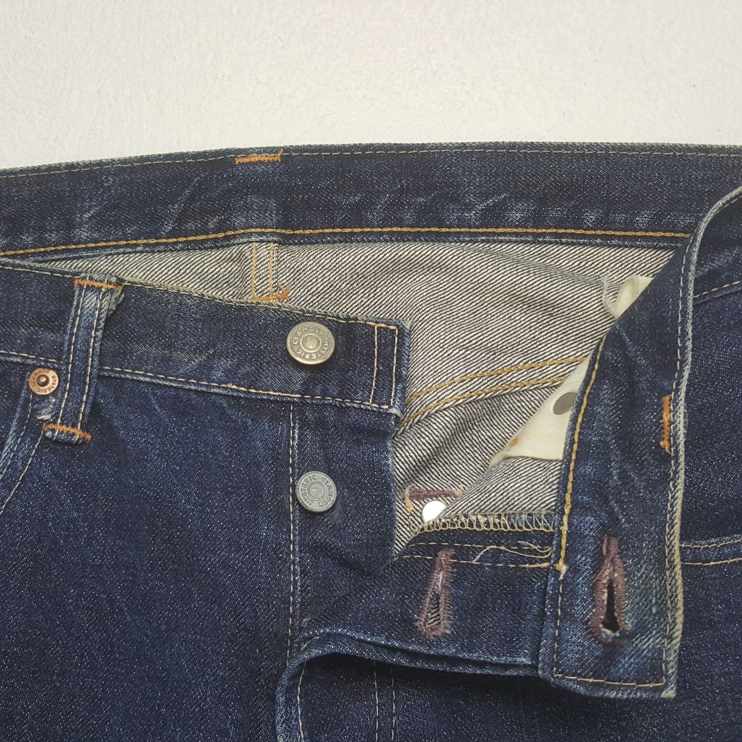 Hysteric Glamour × Japanese Brand × Vintage Vintage Hysteric Glamour Japanese Brand Custom Art Jeans Size US 31 - 7 Thumbnail