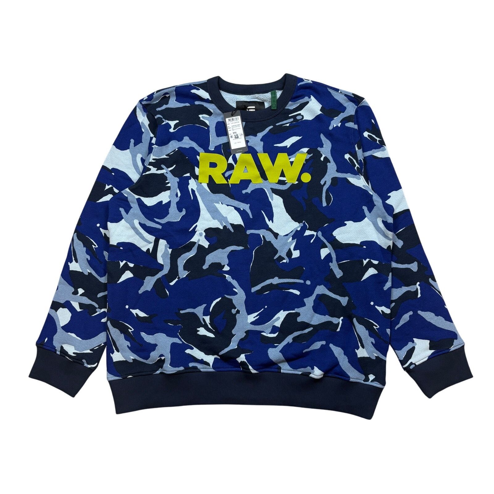 G-Star NWT G-Star Raw Camo Raw Yoichi Crew Sweatshirt Men's 2XL Size US XXL / EU 58 / 5 - 1 Thumbnail