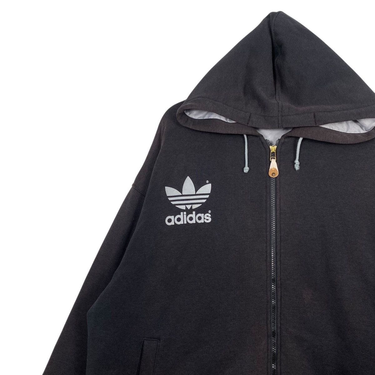 Adidas × Descente × Vintage Vintage 80s adidas big logo hoodie Size US L / EU 52-54 / 3 - 6 Thumbnail