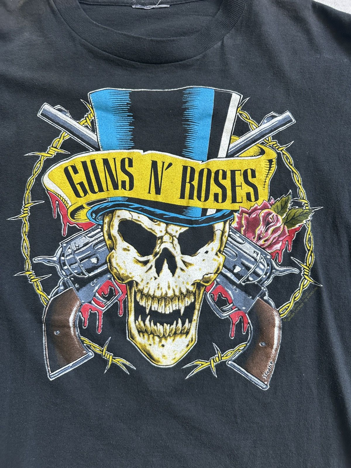 Band Tees OG 1991 Guns n Roses tour Get in the ring motherfucker tee Size US L / EU 52-54 / 3 - 5 Thumbnail