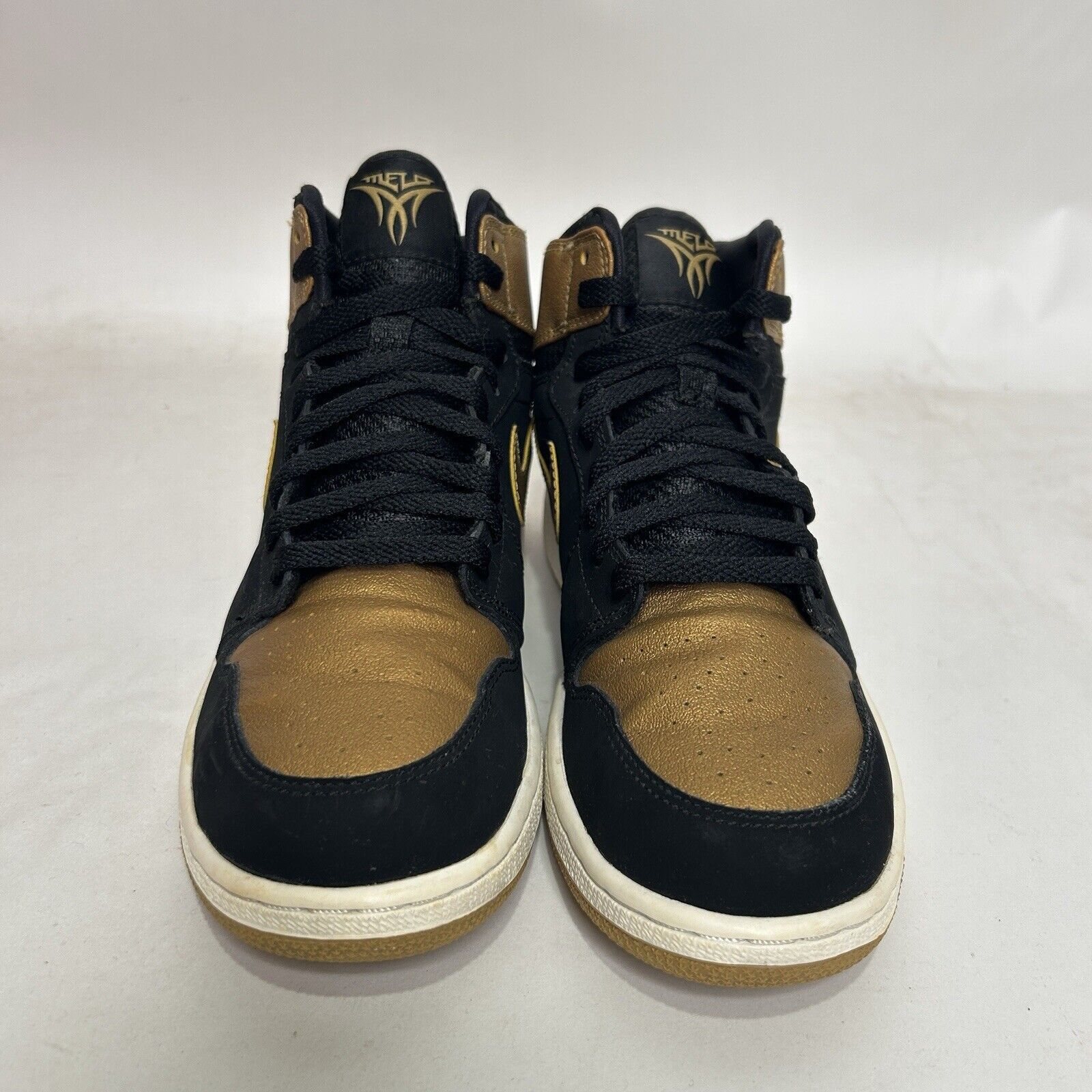 Nike Nike Air Jordan 1 High Retro BG “Melo/Black Gold” 2024 Size US 7.5 / IT 37.5 - 2 Thumbnail