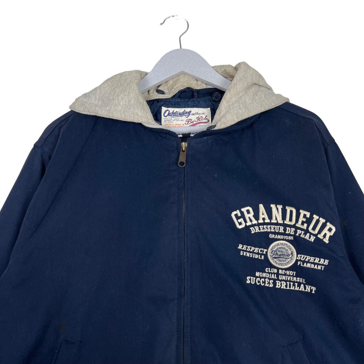 Japanese Brand VINTAGE BE HOP HOODIE BOMBER JACKET Size US L / EU 52-54 / 3 - 3 Thumbnail