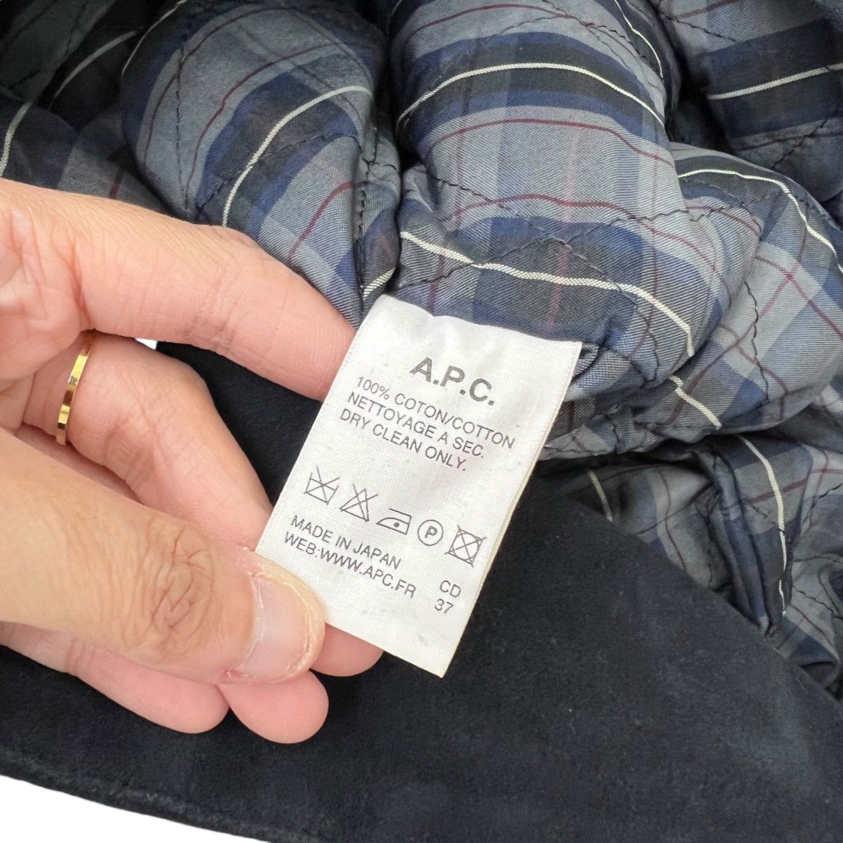 A.P.C. Luxury Designer A.P.C Apc Rue De Fleurus Paris Made in Size US S / EU 44-46 / 1 - 9 Thumbnail