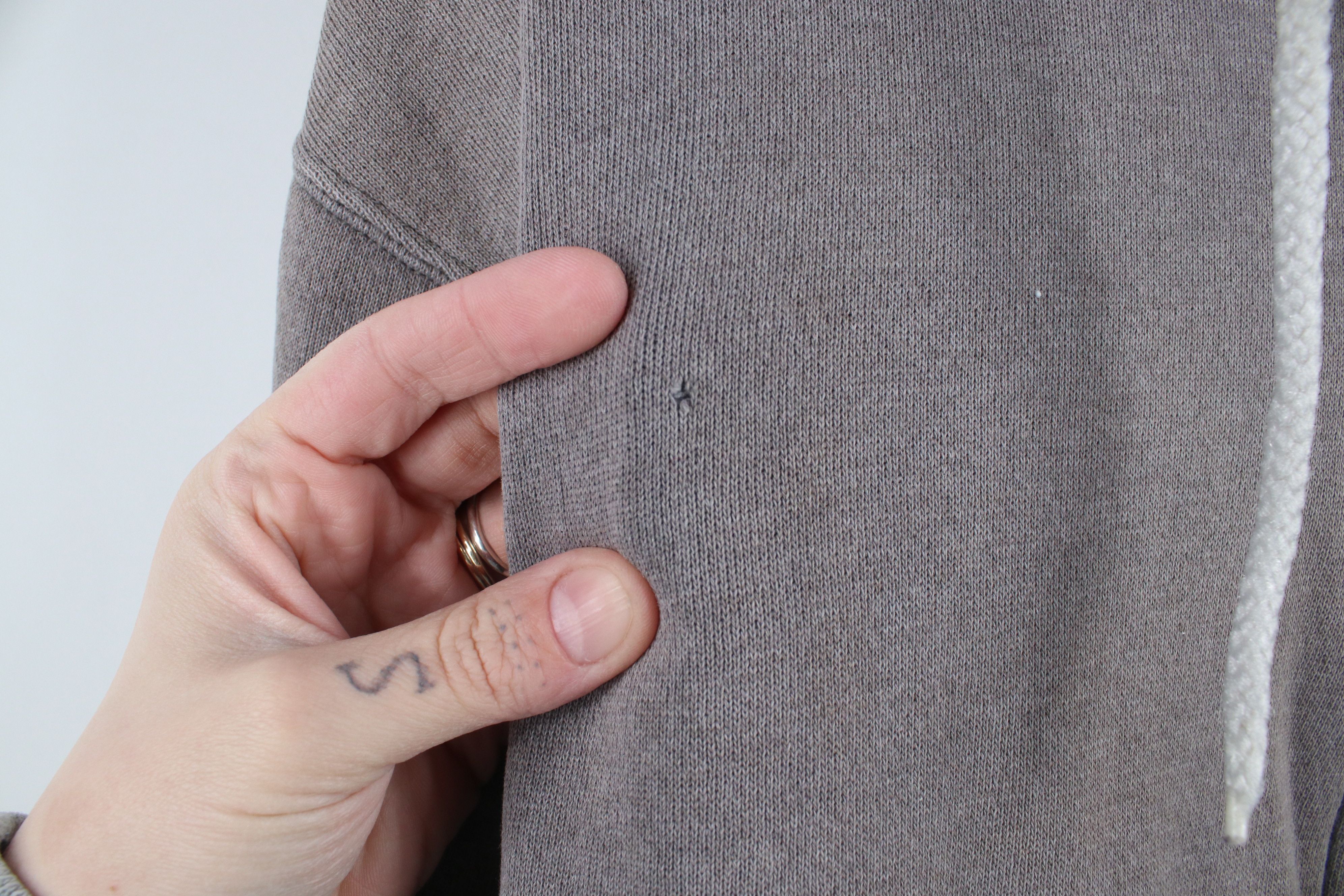 Vintage Vintage 80s 90s Streetwear Faded Full Zip Hoodie Gray USA Size US XL / EU 56 / 4 - 4 Thumbnail