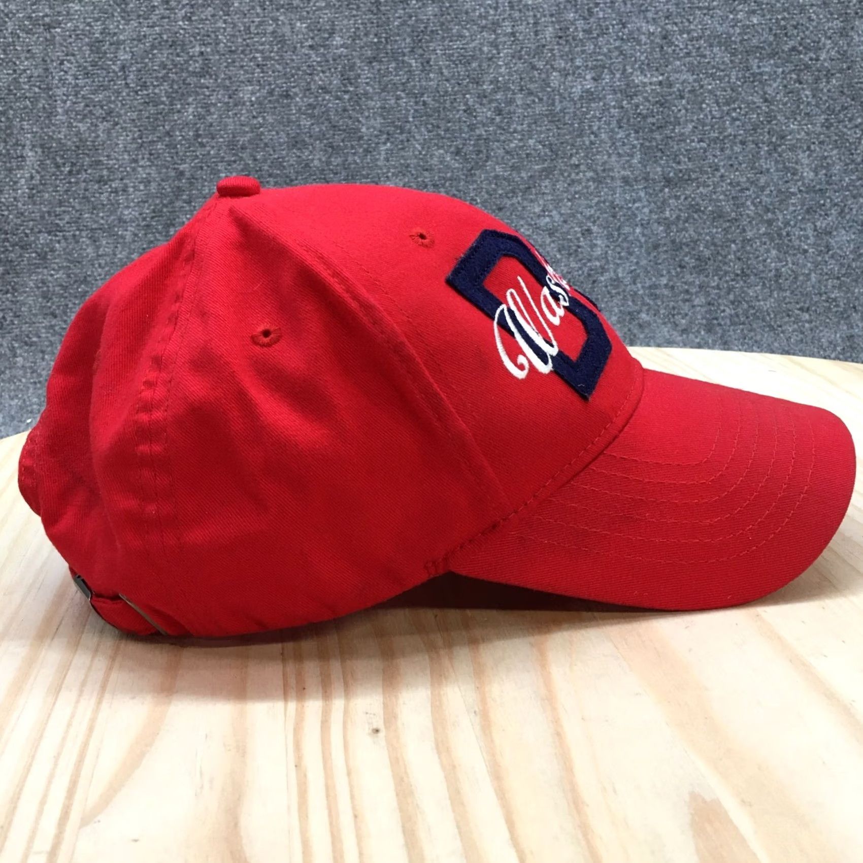 Vintage Washington DC Smithsonian Institution Baseball Cap Mens One Size Red Curved Bill Size ONE SIZE - 5 Thumbnail