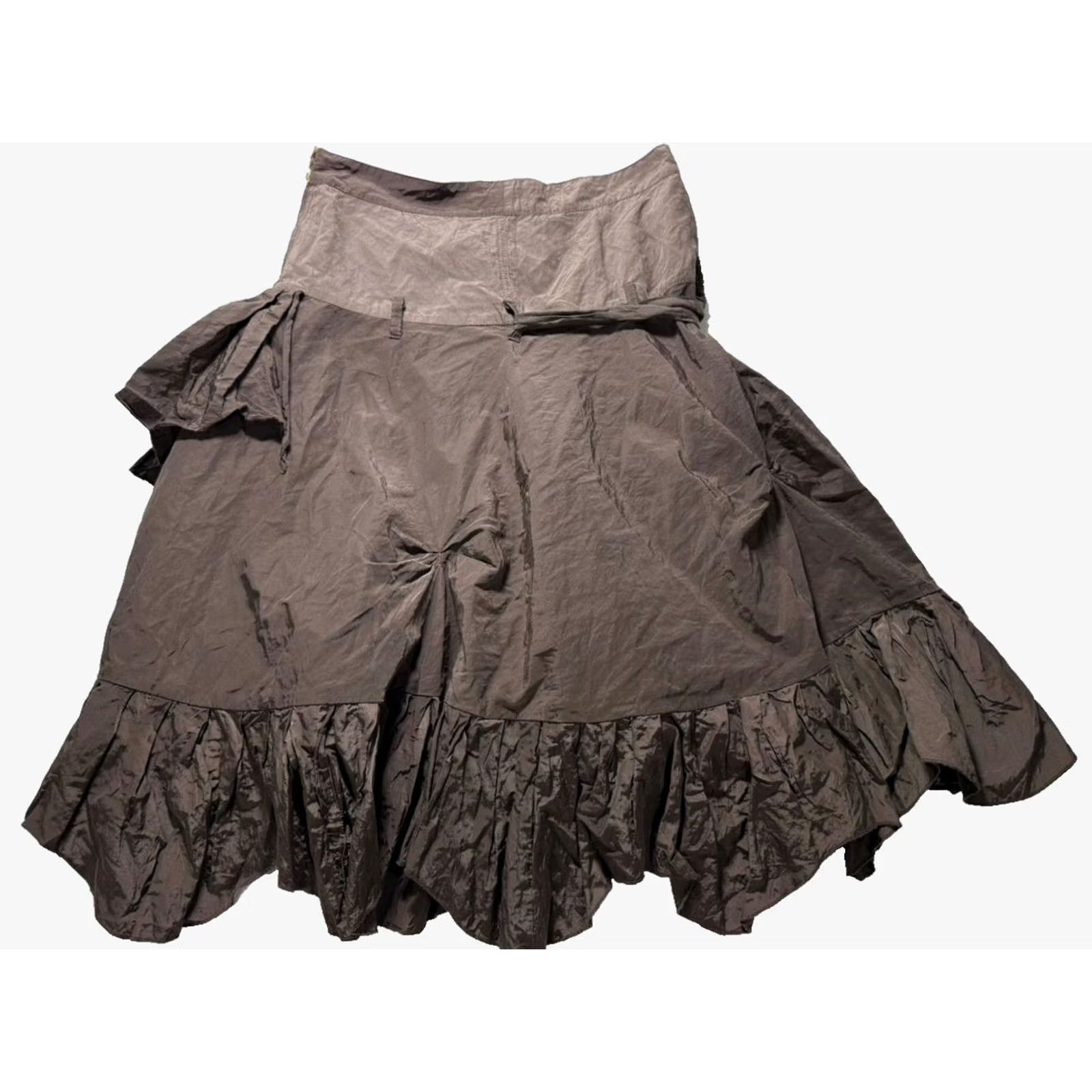 Vintage Urban Renewal Midi Skirt Brown M Casual Corduroy Pull On Women Size 32" / US 10 / IT 46 - 6 Thumbnail