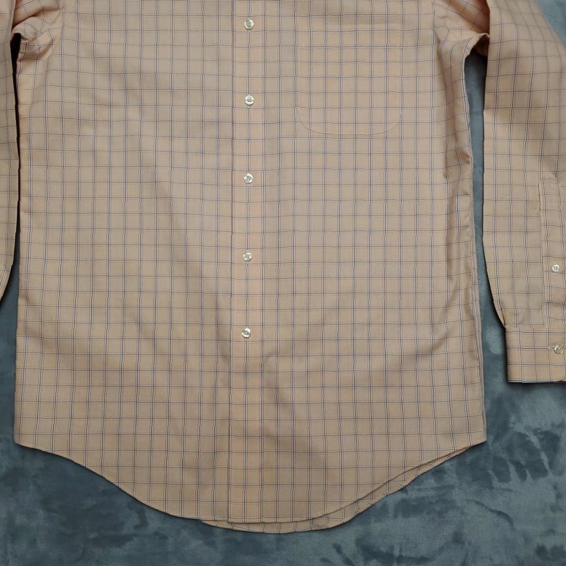 Brooks Brothers Brooks Brothers Shirt 14.5 Pink Plaid Long Sleeve Cotton Non-Iron Dress Mens Size 40R - 2 Thumbnail