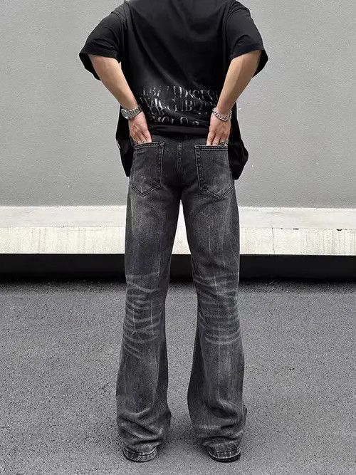 VIBE Vintage street striped washed and distressed jeans Size US 34 / EU 50 - 4 Thumbnail