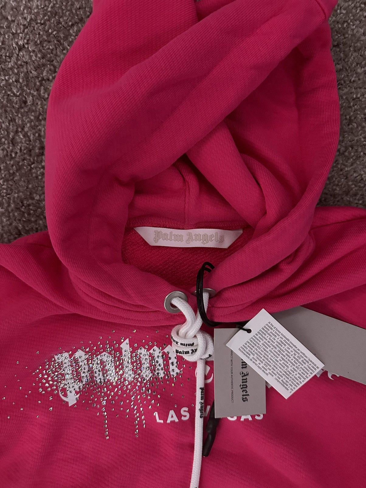 Palm Angels Palm Angels rhinestone sprayed hoodie Size XS / US 0-2 / IT 36-38 - 3 Thumbnail