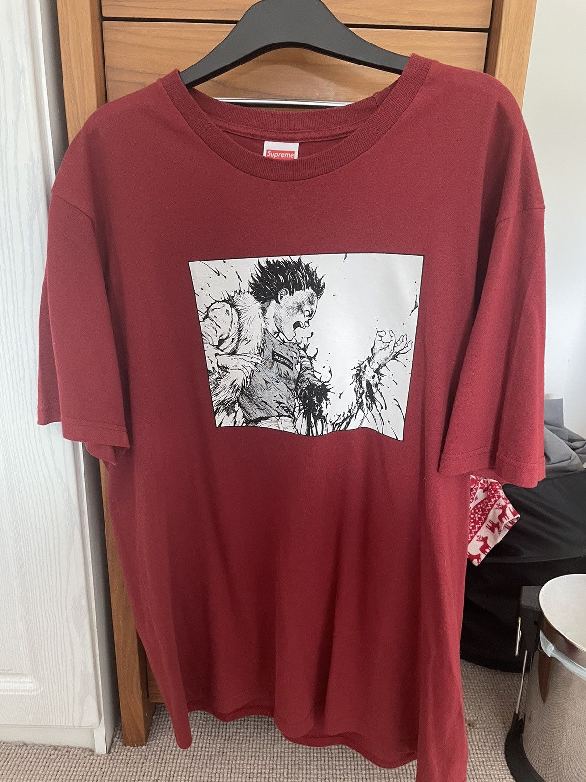 Supreme Supreme AKIRA Arm Tee (Cardinal Red) | Grailed