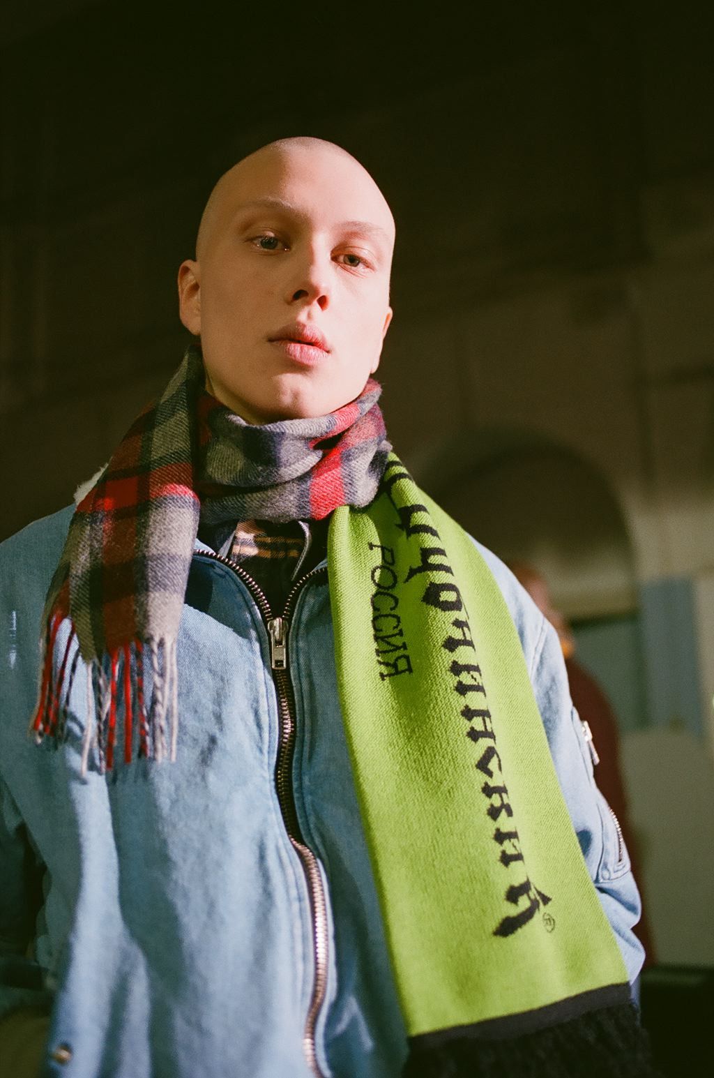 Gosha Rubchinskiy Gosha Rubchinskiy A/W 2017 hybrid scarf Size ONE SIZE - 2 Thumbnail