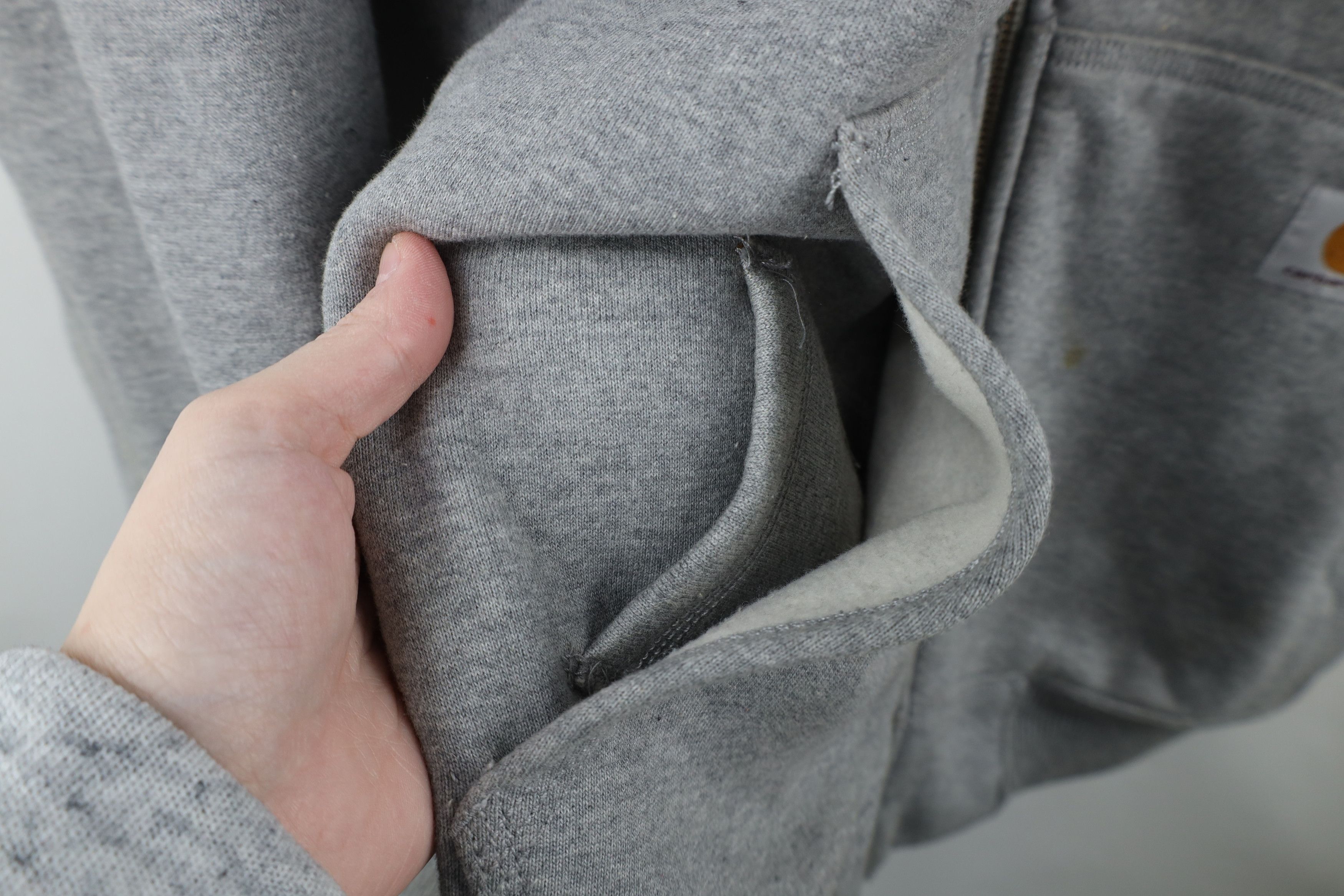 Carhartt × Vintage Vintage Y2K Carhartt Fleece Lined Hoodie Sweatshirt Jacket Size US XL / EU 56 / 4 - 7 Thumbnail