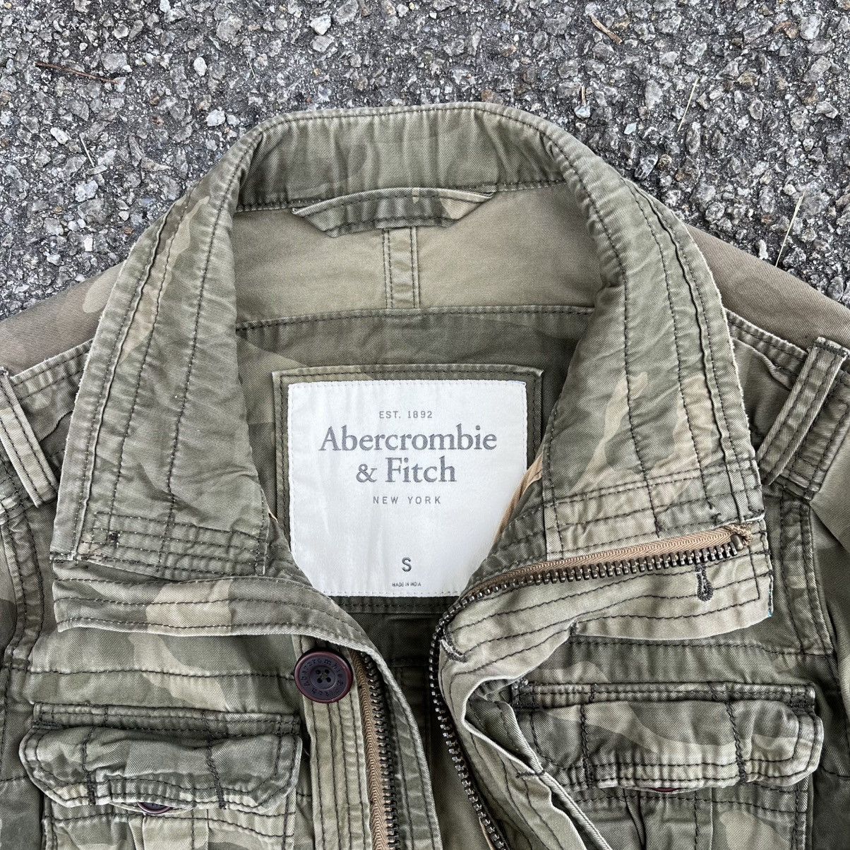 GOA Abercrombie & Fitch Camo Heavy Jacket Military Style M65 Size US S / EU 44-46 / 1 - 6 Thumbnail