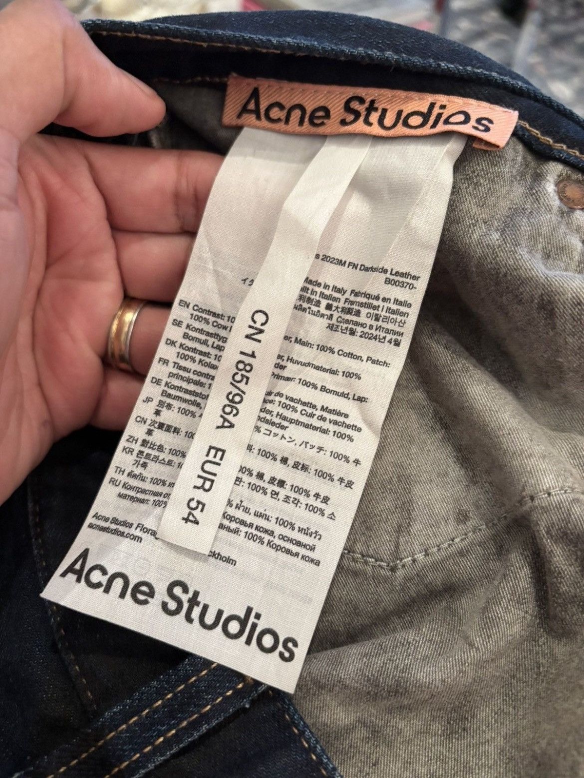Acne Studios Acne Studios 2023m Darkside Sz 52/36 Size US 36 / EU 52 - 11 Thumbnail