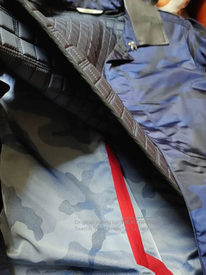 Valentino Valentino Blue camouflage trench coat Size US L / EU 52-54 / 3 - 8 Thumbnail