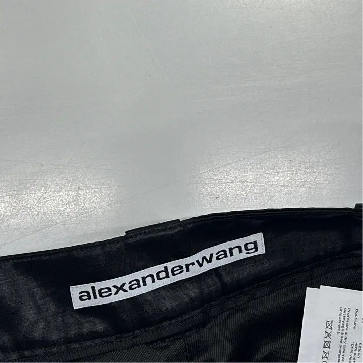 Alexander Wang Alexander Wang Black Side-Slit Casual Shorts - Size 28" / US 6 / IT 42 - 2 Thumbnail