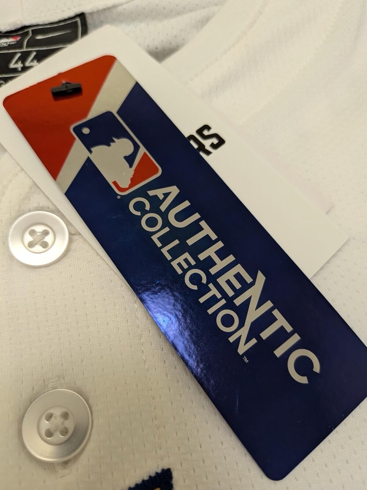 Nike Nike Mookie Betts Los Angeles Dodgers Gold Collection Jersey Size ONE SIZE - 10 Thumbnail