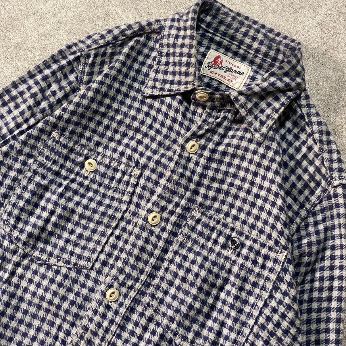 Hysteric Glamour Hysteric Glamour Gingham Double Pocket Chambray Size US S / EU 44-46 / 1 - 2 Thumbnail