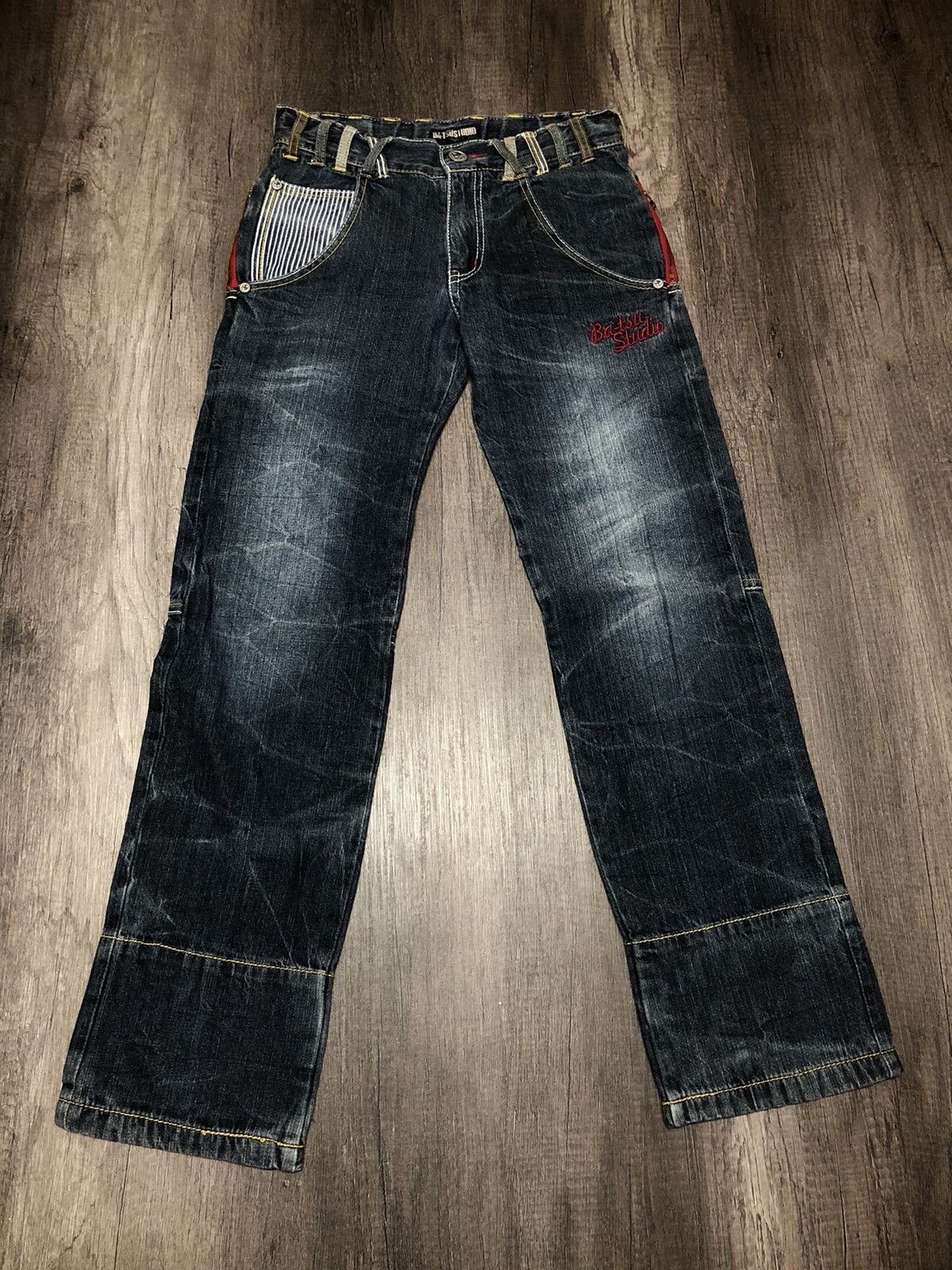 Hysteric Glamour × Japanese Brand BA-TSU STUDIO ROCK DENIM JEANS JAPANESE BRAND (UNISEX) Size US 29 - 11 Thumbnail