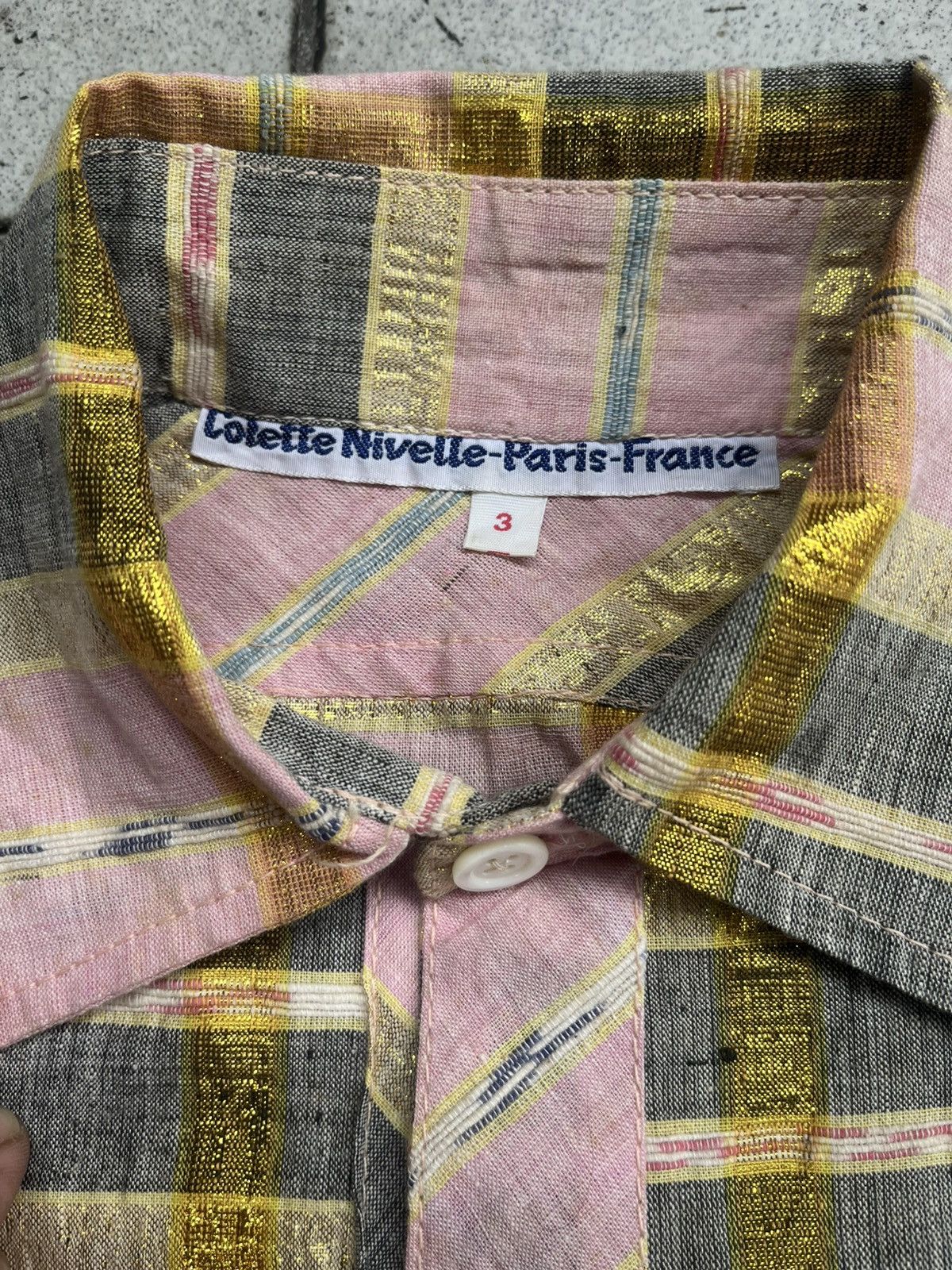 Colette Vintage Coletto Nivelle-Paris-France Size US M / EU 48-50 / 2 - 3 Thumbnail