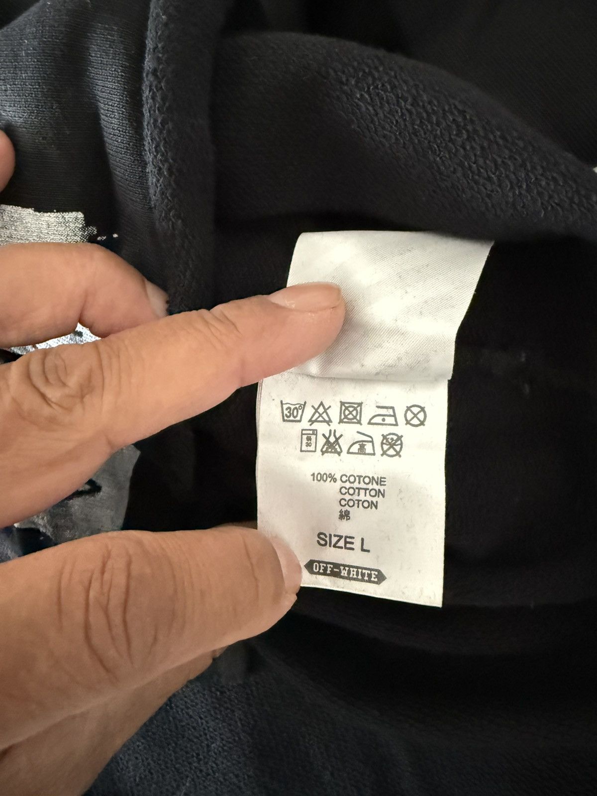 Off-White OFF WHITE hoodie. RARE Size US L / EU 52-54 / 3 - 10 Thumbnail