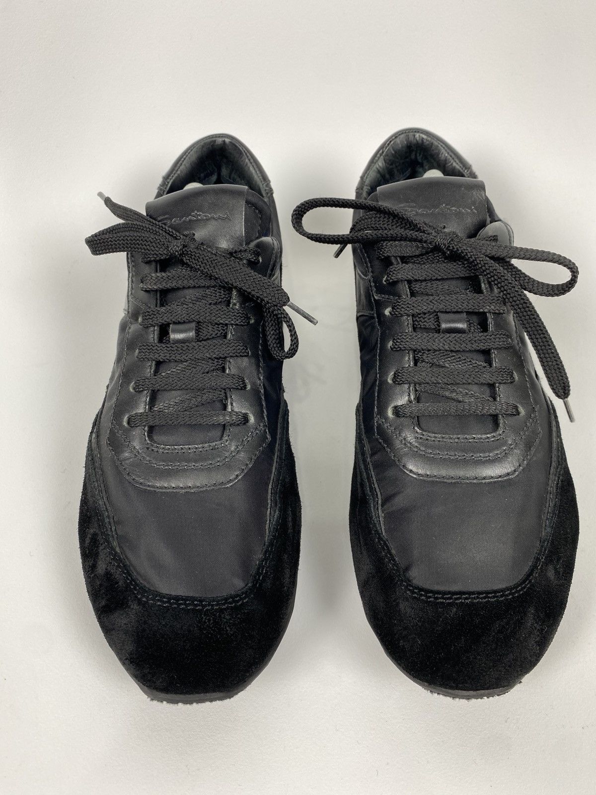 Santoni Santoni Low-Top Sneakers Combined Suede Leather EU8.5 US9.5 Size US 9.5 / EU 42-43 - 2 Thumbnail