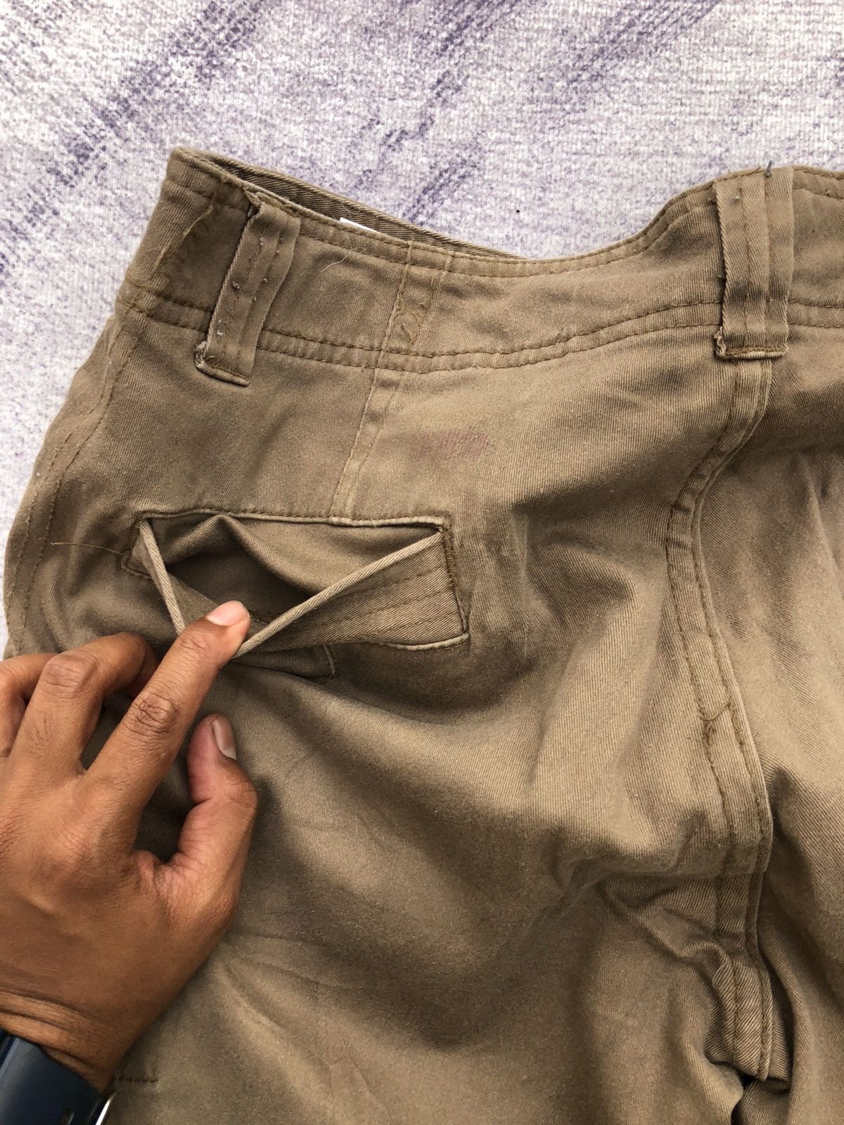 Designer × semanticdesign Japanese y2k SemanticDesign Cargo Pants Leg Spring Size US 33 - 19 Thumbnail