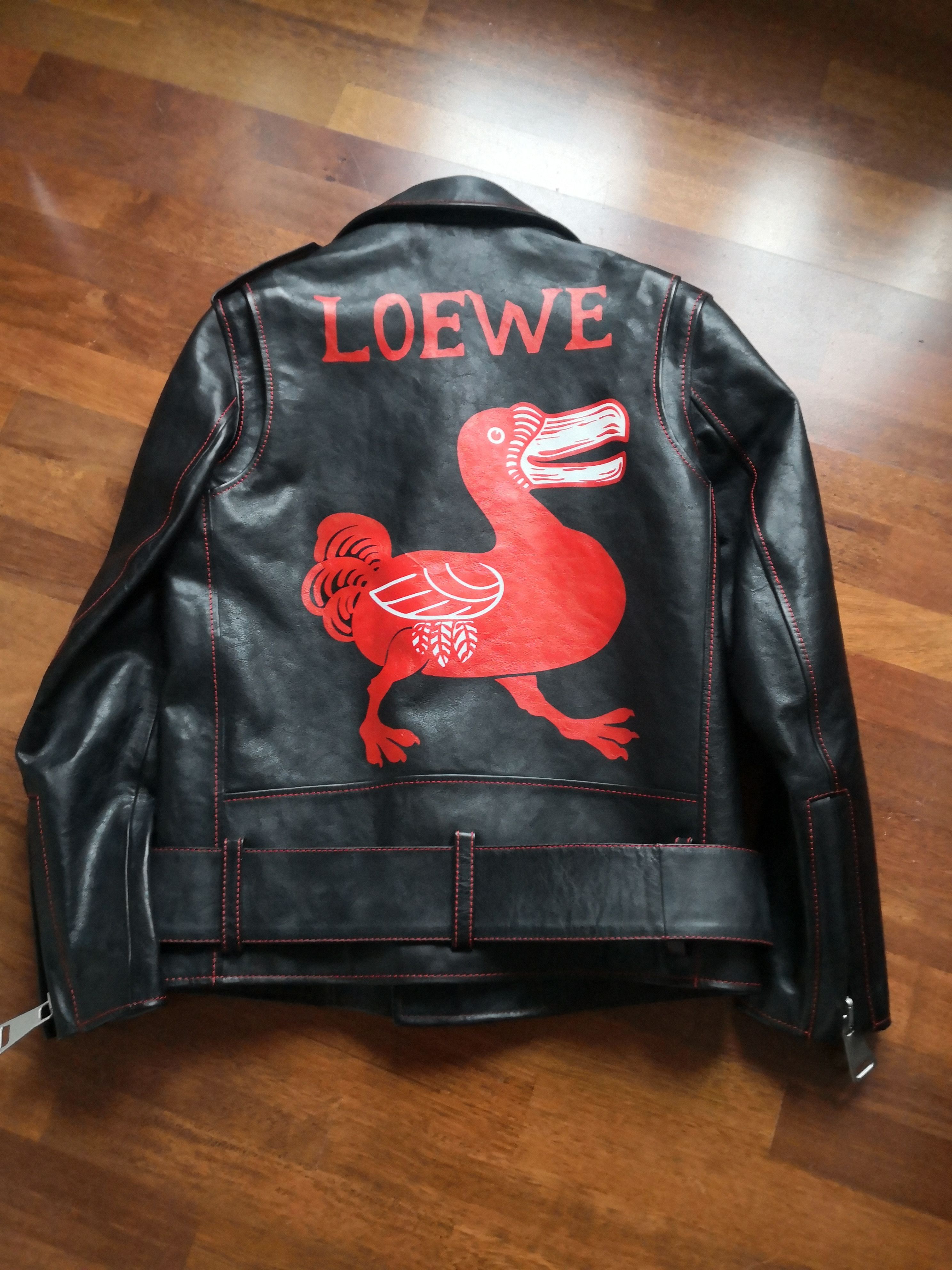 Loewe Rare Loewe William de Morgan Leather Jacket Size US M / EU 48-50 / 2 - 2 Thumbnail