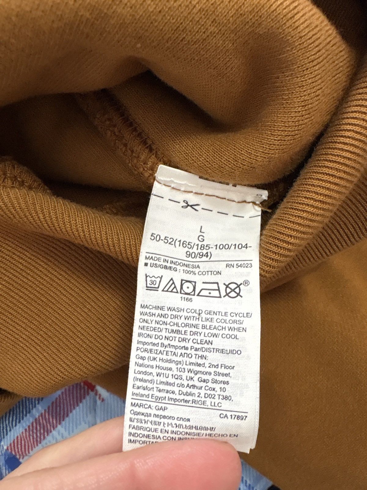 Gap × Yeezy Light Brown Yeezy Gap Hoodie Size US L / EU 52-54 / 3 - 4 Thumbnail
