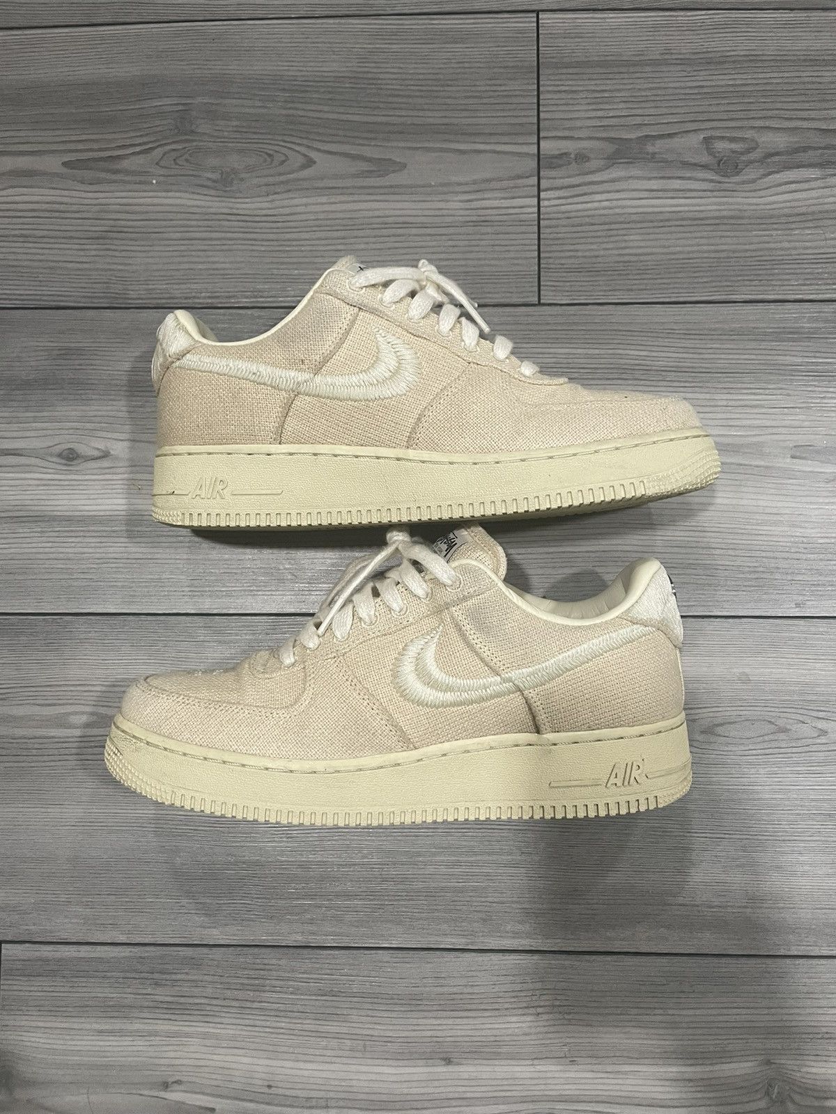 Stussy x Nike air force “Fossil”