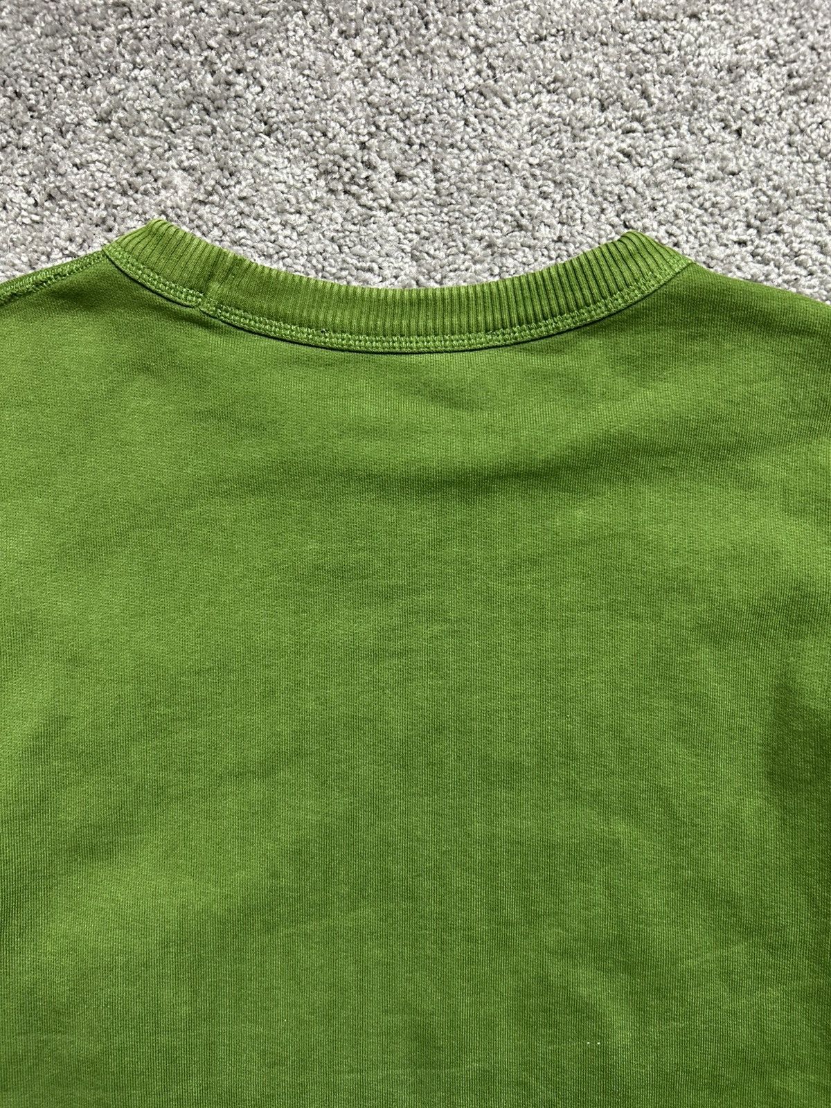 Acne Studios Acne Studios Organic Cotton Crewneck Bottle Green Oversized Size US M / EU 48-50 / 2 - 7 Thumbnail