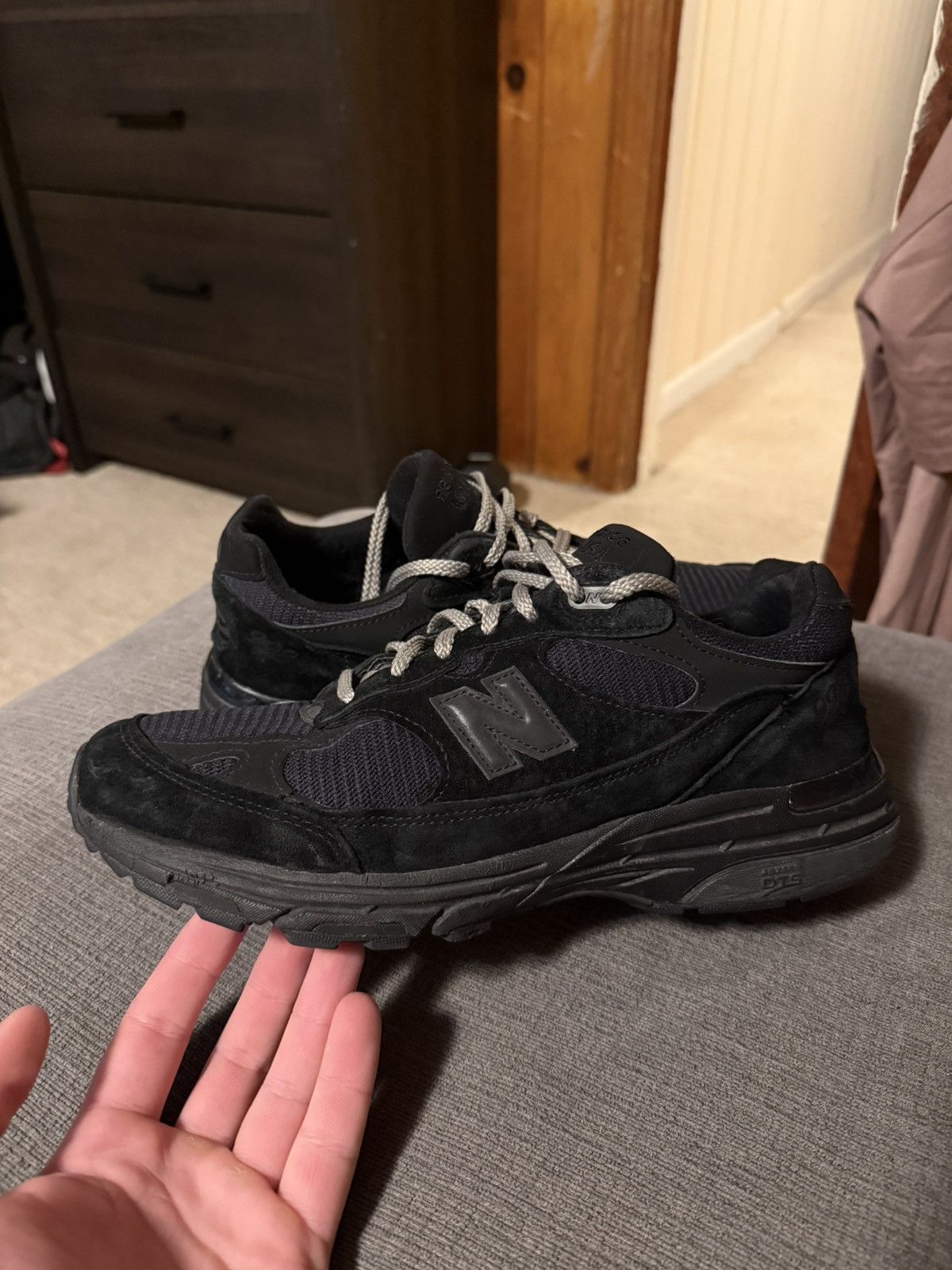 New Balance New balance 993 triple black Size US 9.5 / EU 42-43 - 1 Thumbnail