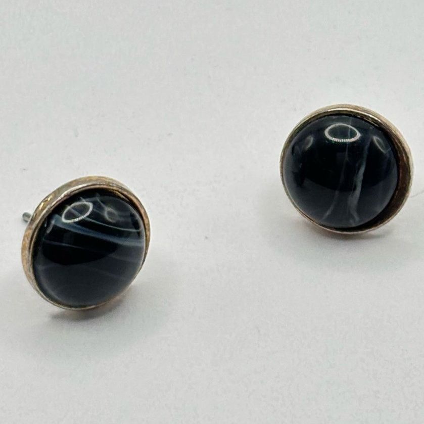 Other Black Stone Earrings Size ONE SIZE - 1 Thumbnail